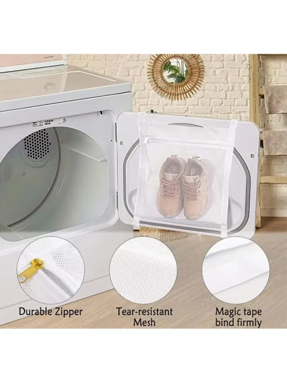 10PCS Portable Laundry Dryering Net Bags for Shoes,Dryer Door Shoe Net Bags